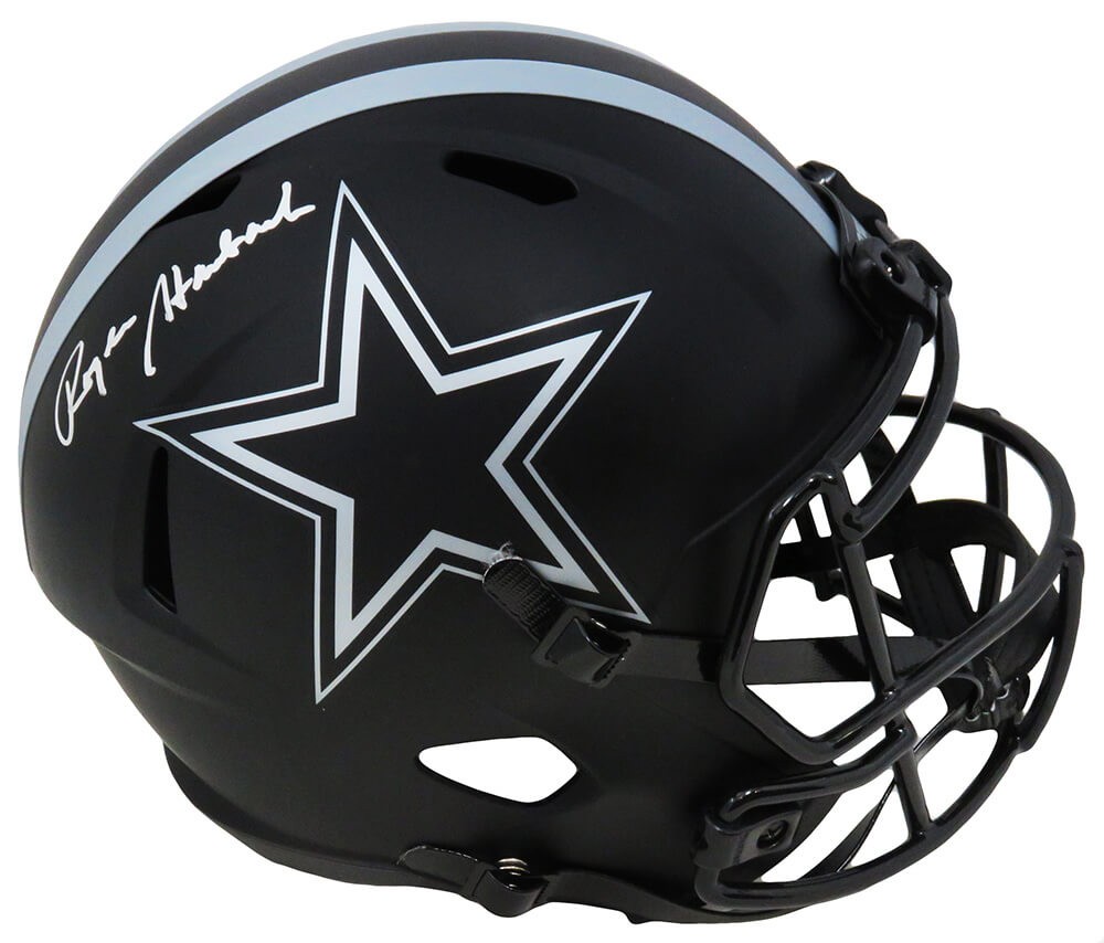 Roger Staubach Autographed Signed Dallas Cowboys Eclipse Black