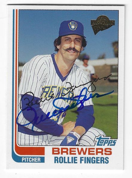 Rollie Fingers Autographed Signed Milwaukee Brewers 2004 Topps Fan  Favorites Card - Autographs