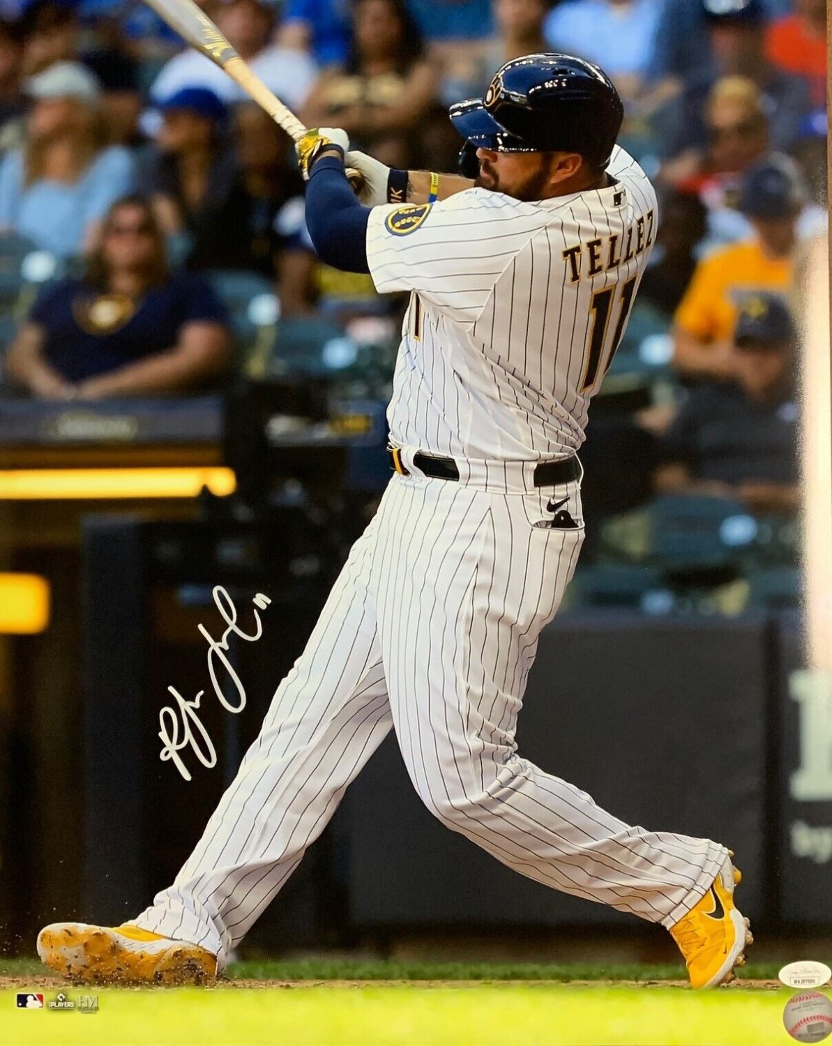 Rowdy Tellez Autographed Signed Milw Brewers Infielder 16X20 Photo