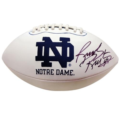Rudy Ruettiger Autographed Signed Notre Dame Irish Logo Football