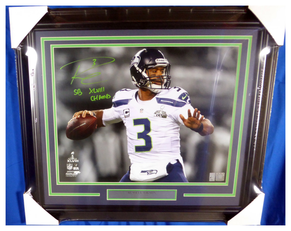 russell wilson signed super bowl jersey