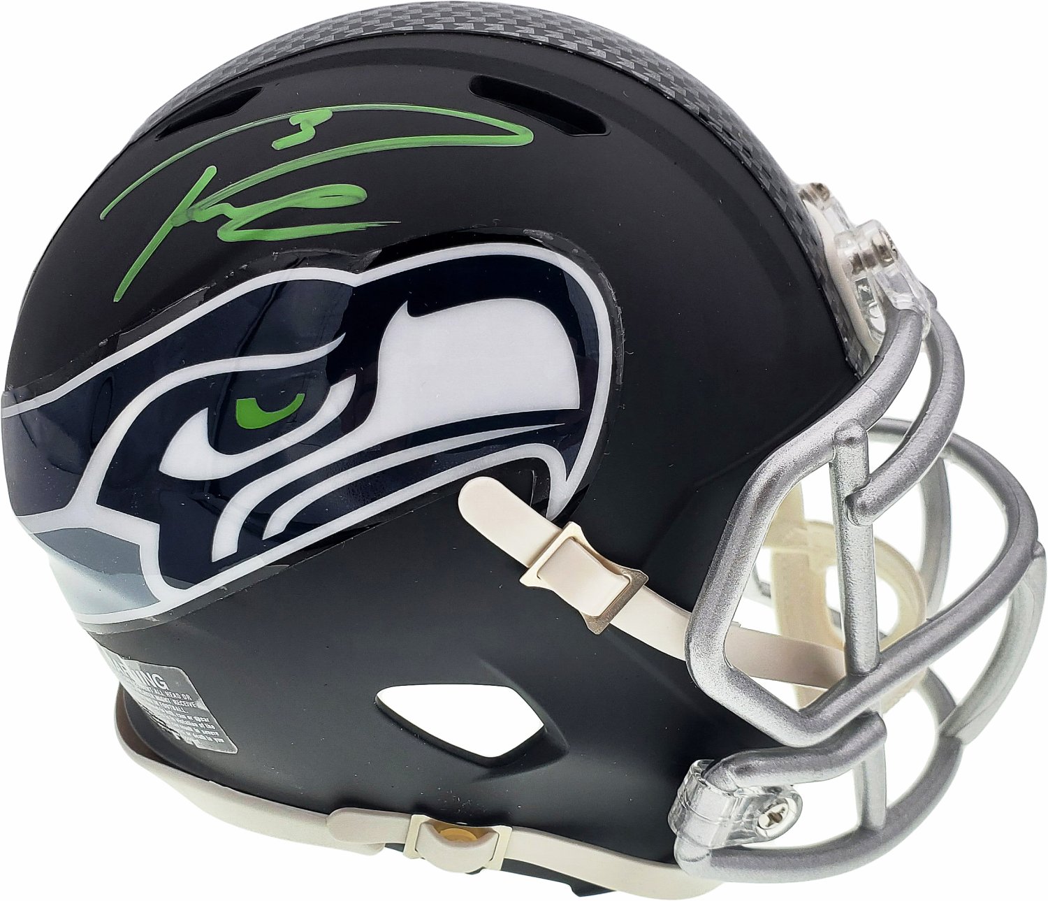 DK Metcalf Signed Seahawks SpeedFlex Authentic On-Field Full Size Helmet  (Radtke)