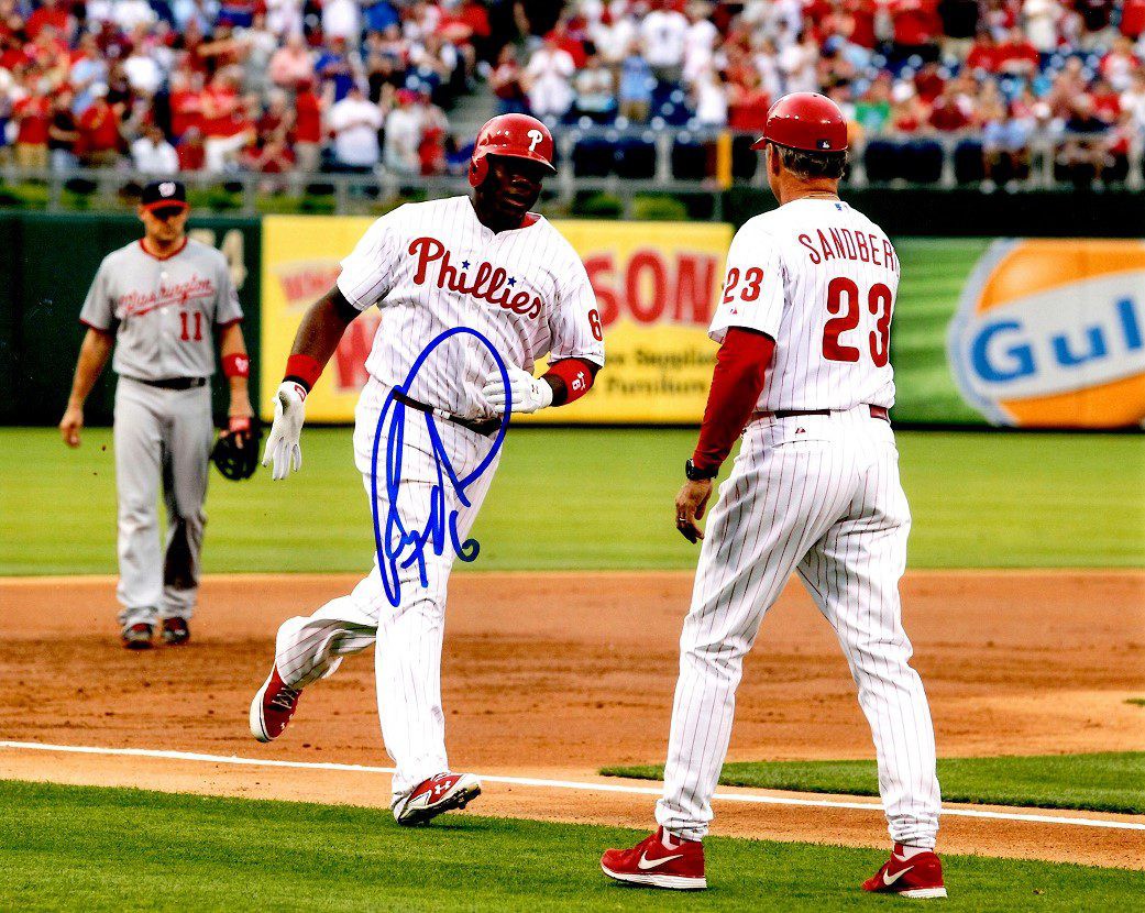 Ryan Howard Autographed Picture - 8X10