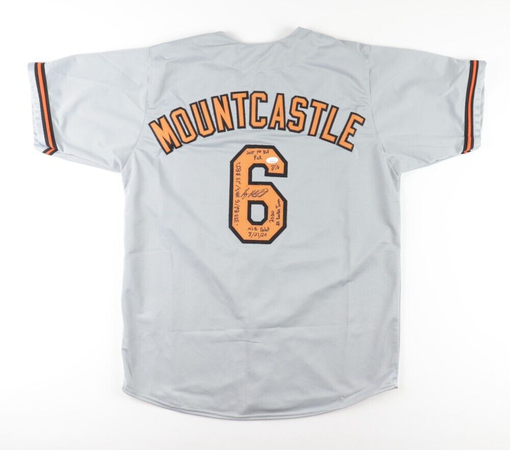 Ryan Mountcastle Signed Orioles Jersey (JSA COA) Baltimore Top Rookie –