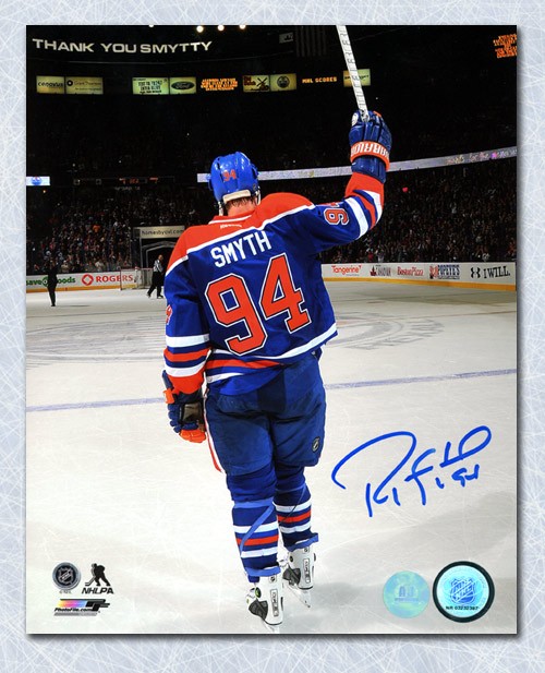 Ryan Smyth Edmonton Oilers Hockey NHL Original Autographed Items for sale