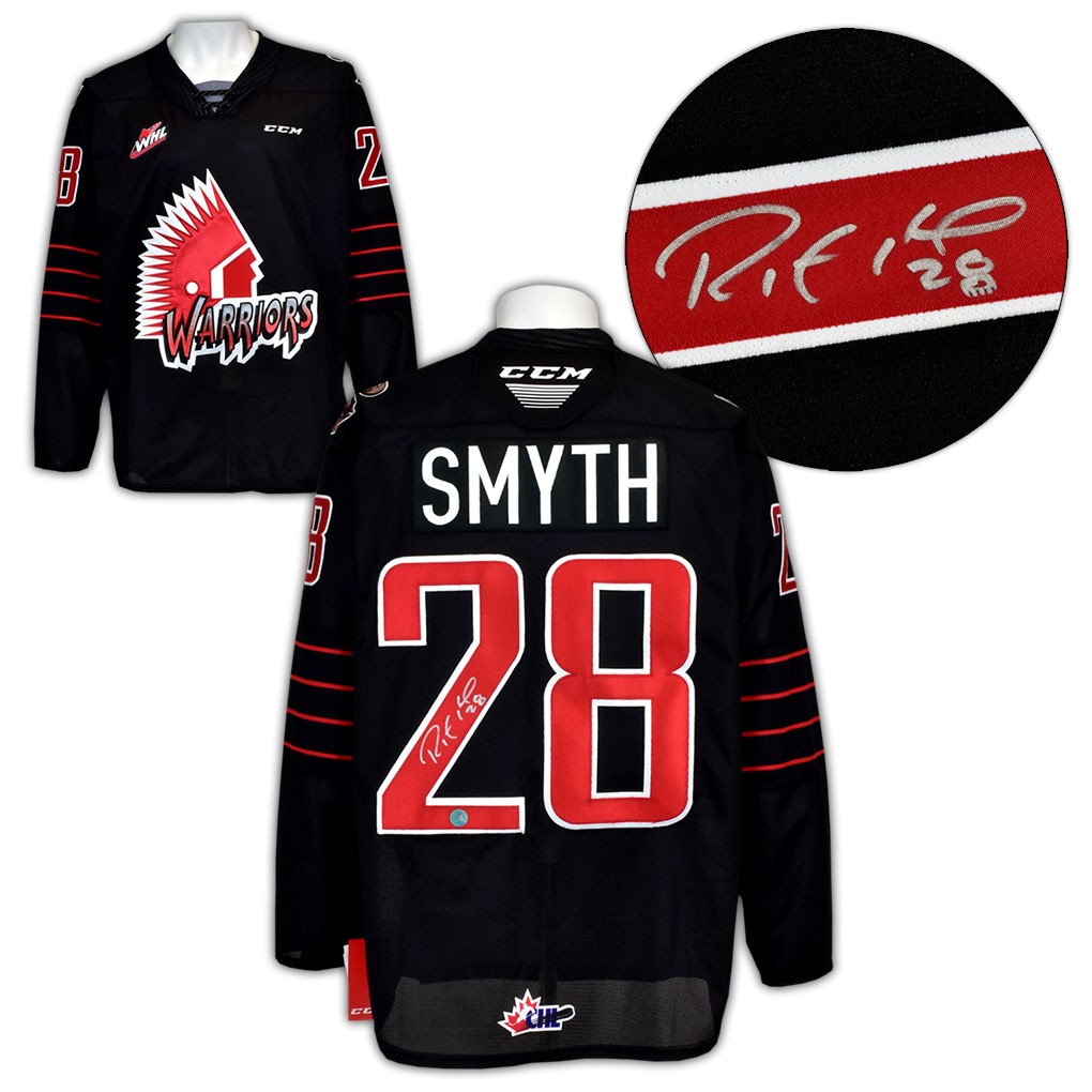 Ryan Smyth Moose Jaw Warriors Autographed Signed CHL CCM Replica Hockey