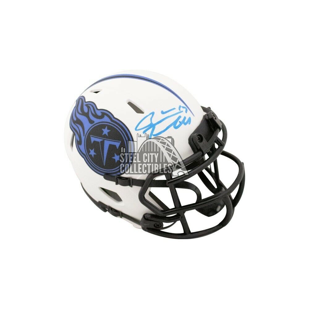 Ryan Tannehill Autographed Signed Titans Lunar Eclipse Mini Football Helmet  - Beckett COA