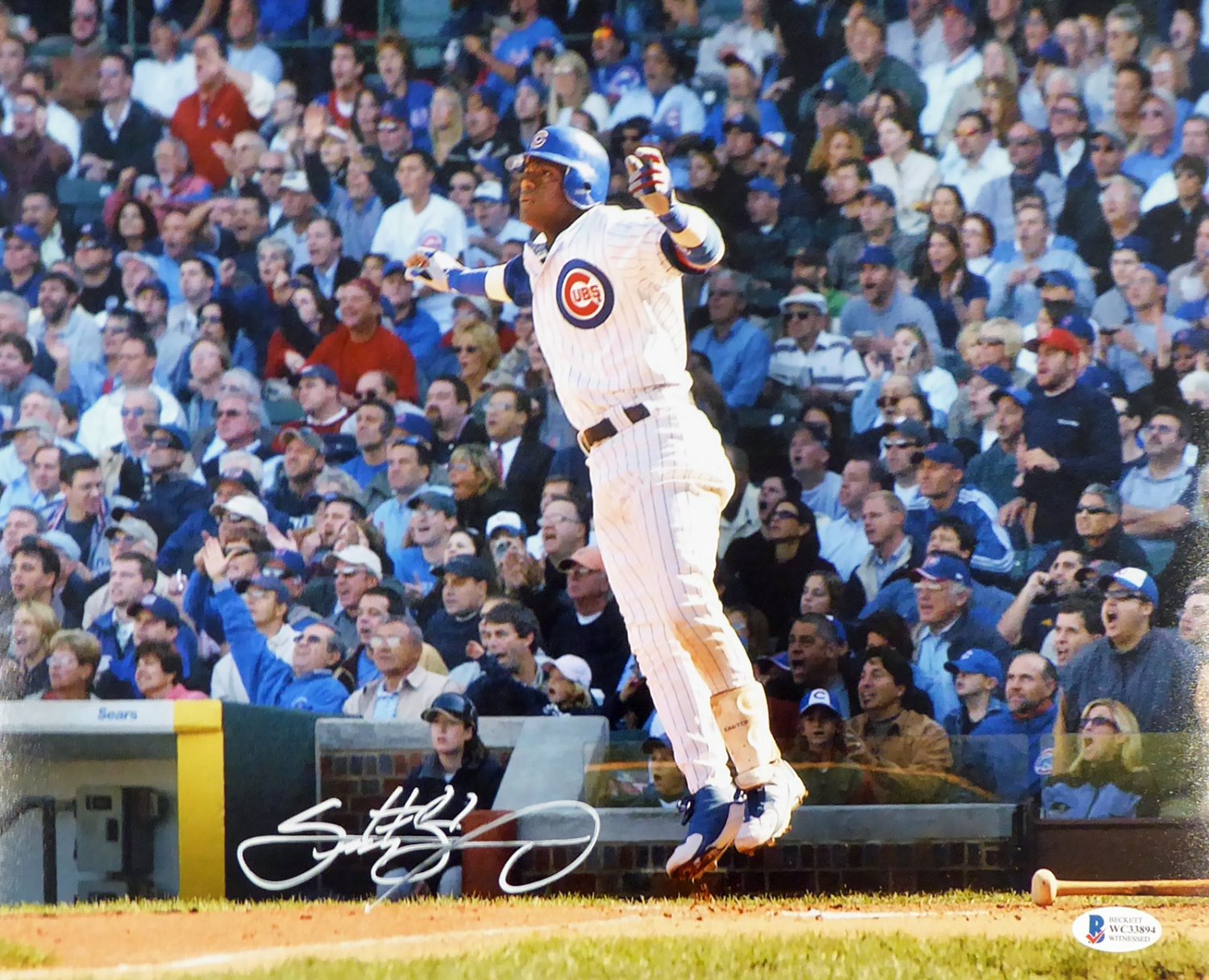 Sammy Sosa Autographed Signed 11X14 Photo Chicago Cubs Beckett Beckett