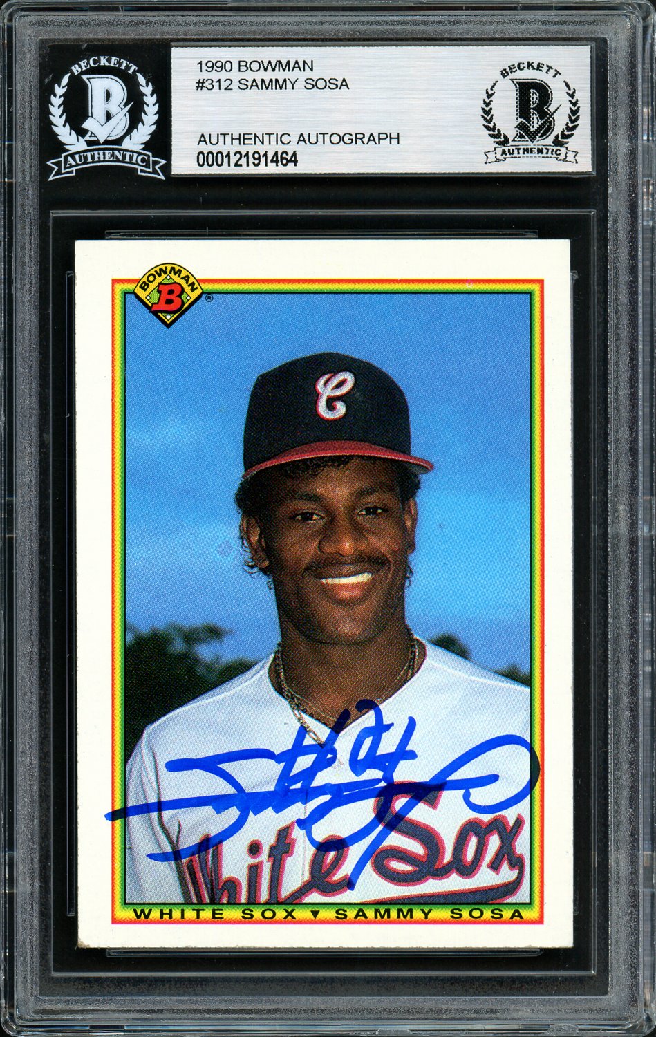 Sammy Sosa Rookie Card - Lot Detail - 1990 Classic #140 Sammy Sosa RC ...
