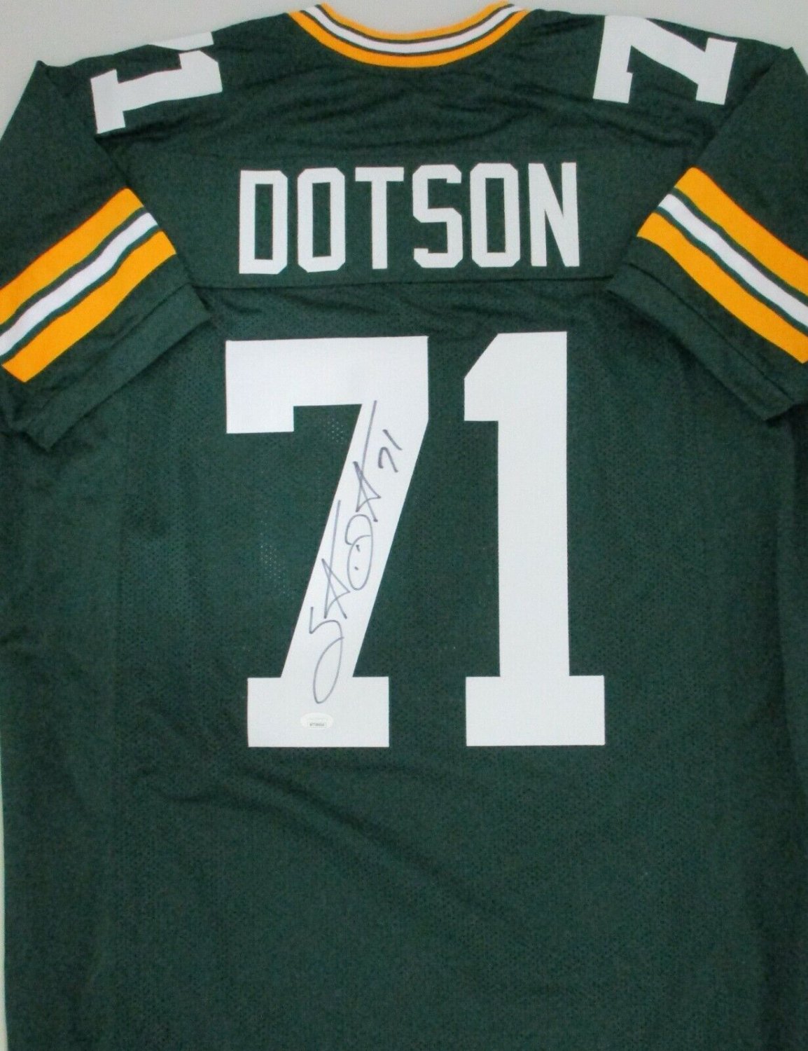 Santana Dotson Autographed Signed Packers Super Bowl Champ Green