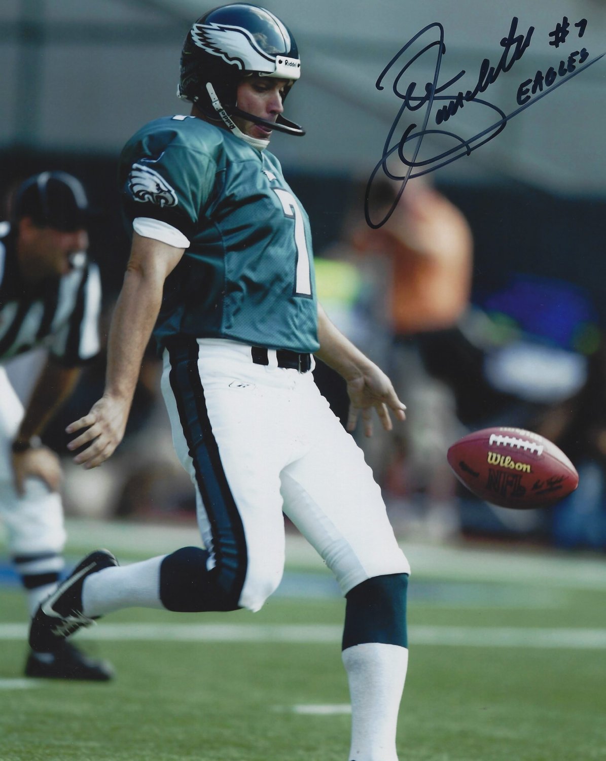 Sean Landeta Autographed Signed 8X10 Philadelphia Eagles Photo