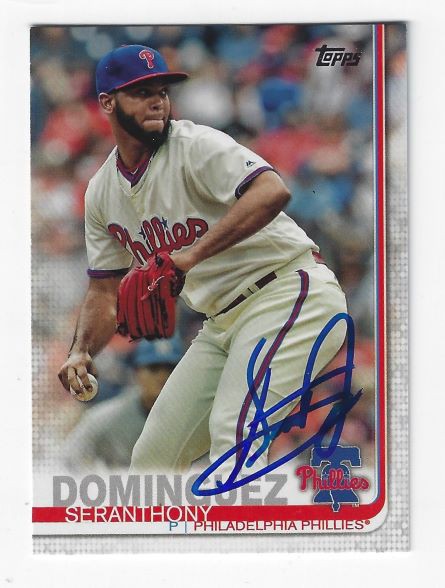Seranthony Dominguez Autographed Signed Philadelphia Phillies 2019
