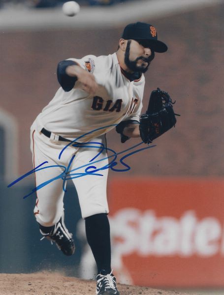 San Francisco Giants Autographed Sergio Romo Jersey 