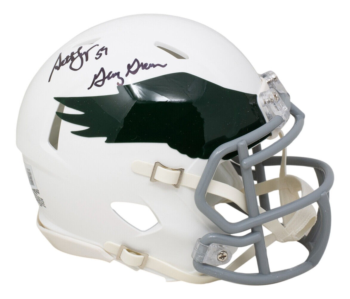 Seth Joyner Autographed Signed Eagles Mini Speed Replica