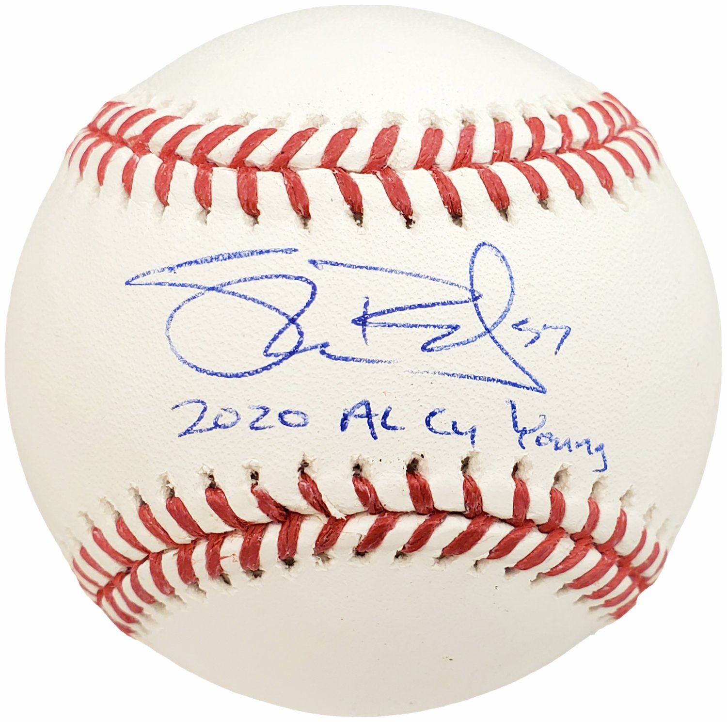 Shane Bieber Autographed Cleveland Indians Custom Baseball Jersey - BAS