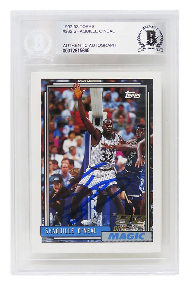 Shaquille O'Neal Autographed and Framed Orlando Magic Jersey