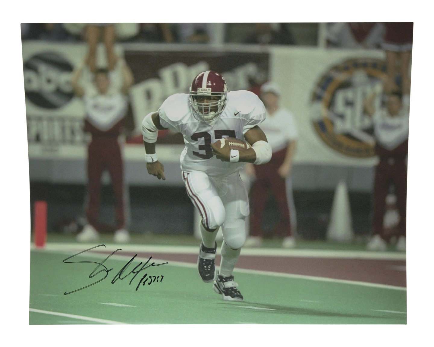 Shaun Alexander Autographed Signed 16x20 Photo Alabama Crimson Tide