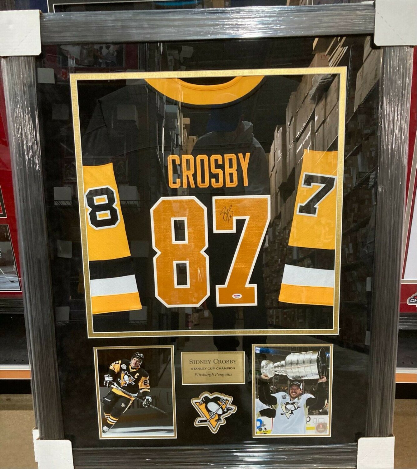 sidney crosby autographed jersey