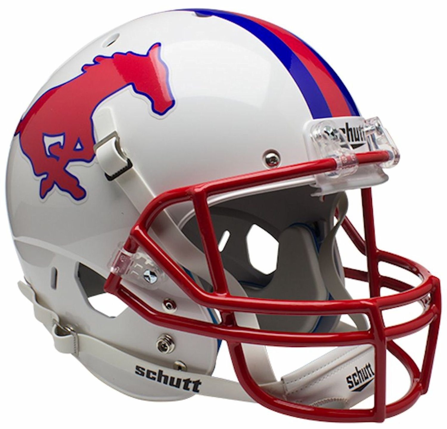 Southern Methodist (SMU) Mustangs Full XP Replica Football Helmet Schutt
