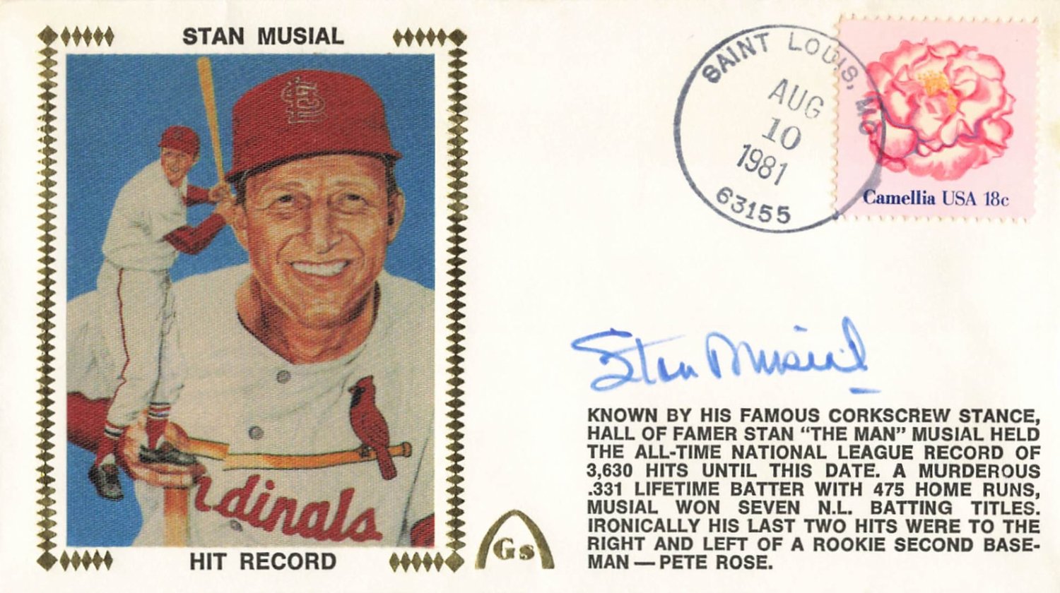 Stan Musial Signed Cardinals Jersey (PSA COA)