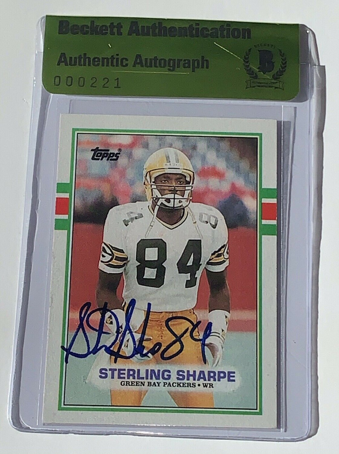 pics Sterling Sharpe Card sports collectibles