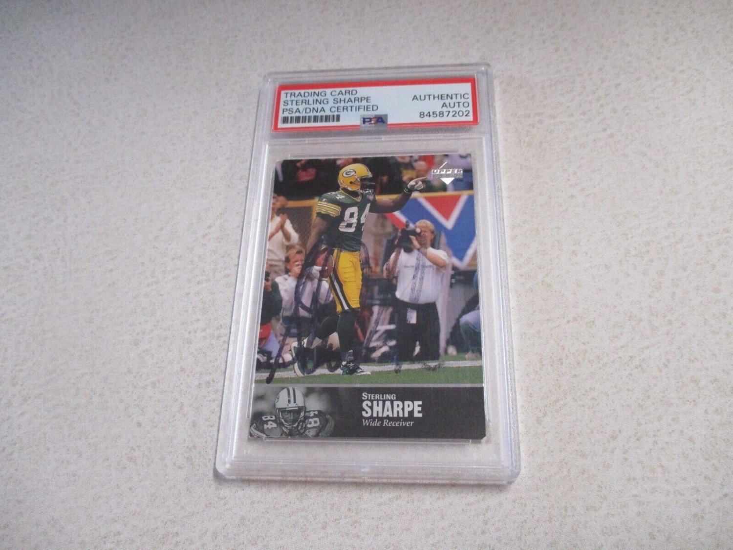 Sterling Sharpe Autographed Signed Green Bay Packers Framed 