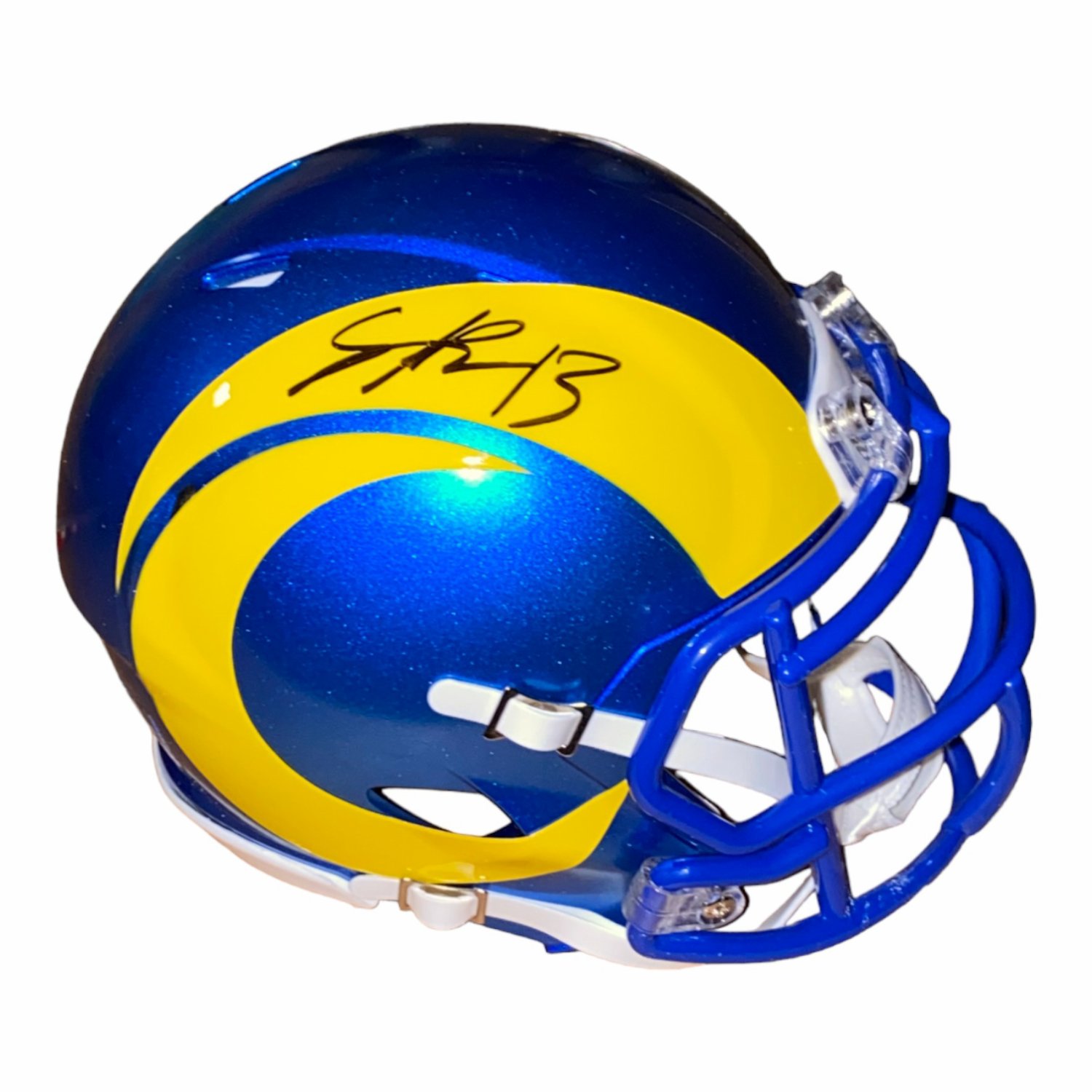 Los Angeles Rams NFL Collectible Mini Helmet - Picture Inside - FANZ  Collectibles