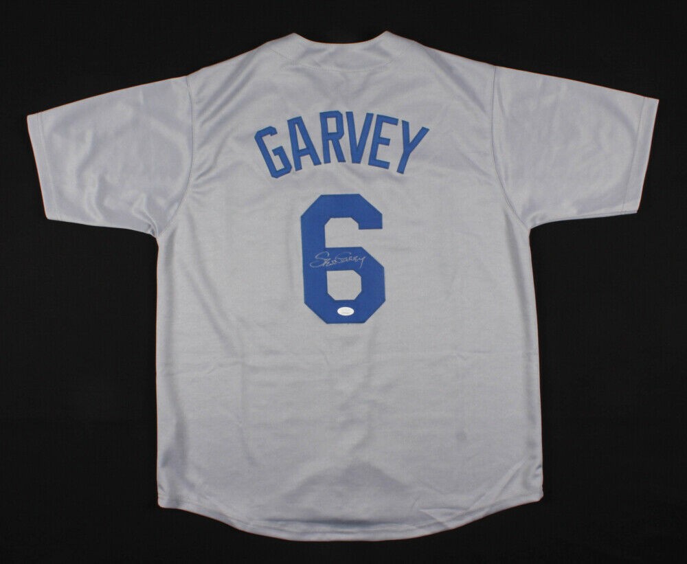 Steve 'Patrick' Garvey Autographed Signed Los Angeles Dodgers Gray
