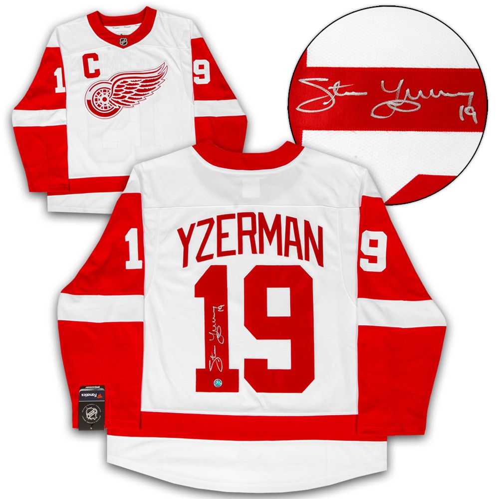 Steve Yzerman Detroit Red Wings Autographed Signed White Fanatics