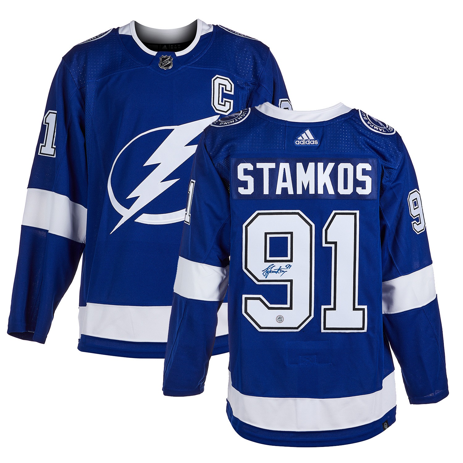 Steven Stamkos Autographed Tampa Bay Lightning Uniform Graphic