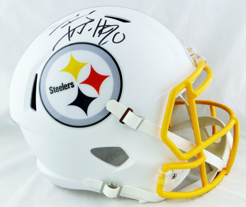 TJ Watt Autographed Pittsburgh Steelers Authentic Flat White Helmet JSA  28470 – Denver Autographs