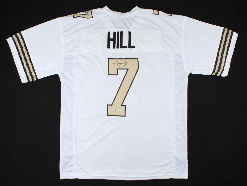 Taysom Hill Autographed Signed New Orleans Saints Jersey (Beckett COA) Q.B.  Utility Player