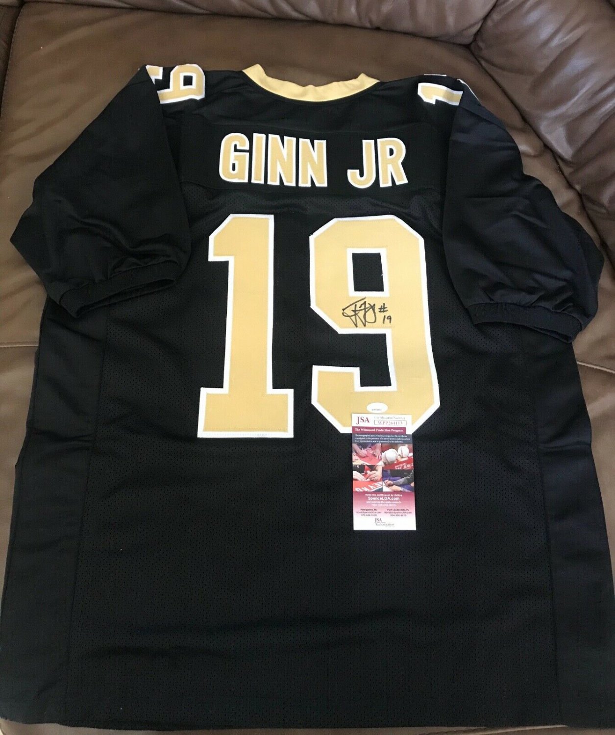 Ted Ginn Jr Autographed Signed New Orleans Saints Auto Xl Custom ...