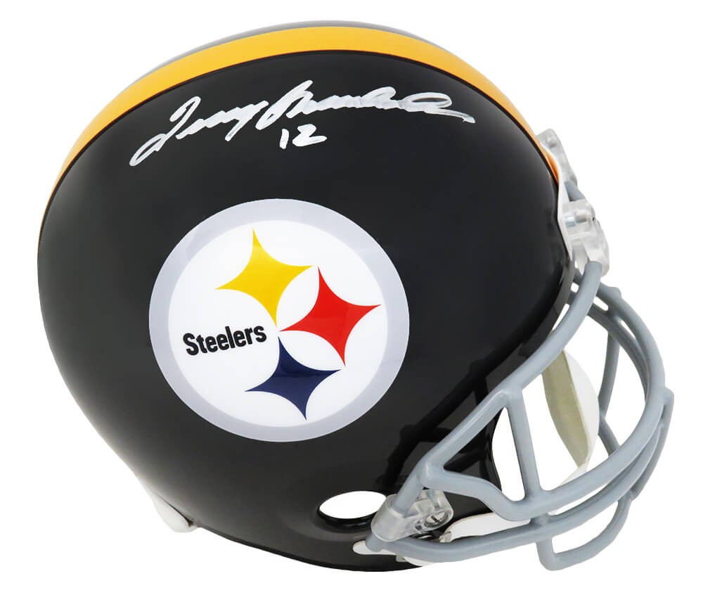 Terry Bradshaw Autographed Signed Pittsburgh Steelers Throwback Riddell  Full Size Replica Helmet (Beckett)