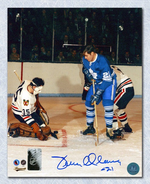Terry Clancy Toronto Maple Leafs Action Autographed Signed 8x10 Photo