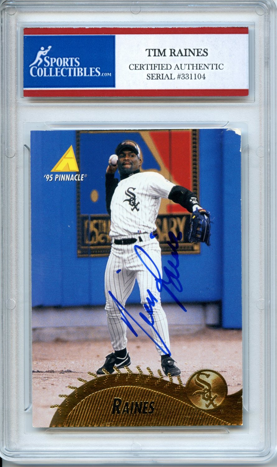 tim raines white sox jersey