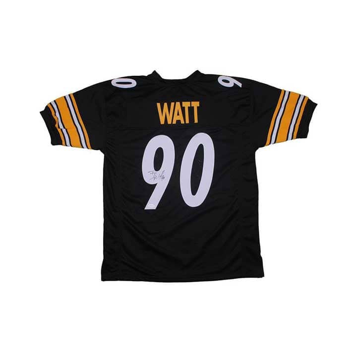 TJ Watt Autographed and Framed Pittsburgh Steelers Jersey