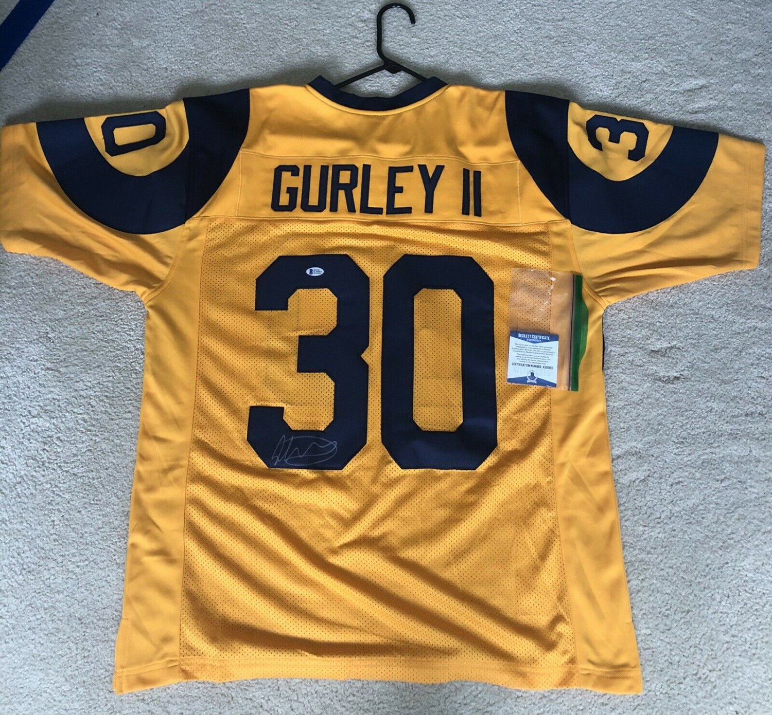 todd gurley signed jersey