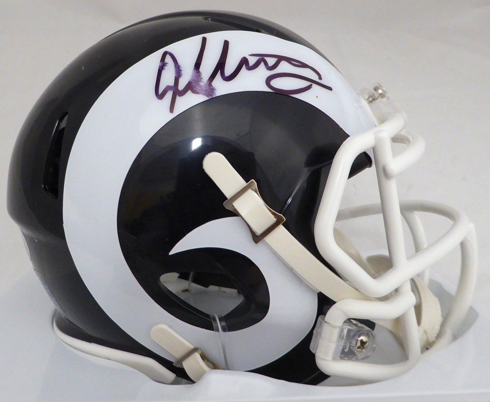 todd gurley signed mini helmet