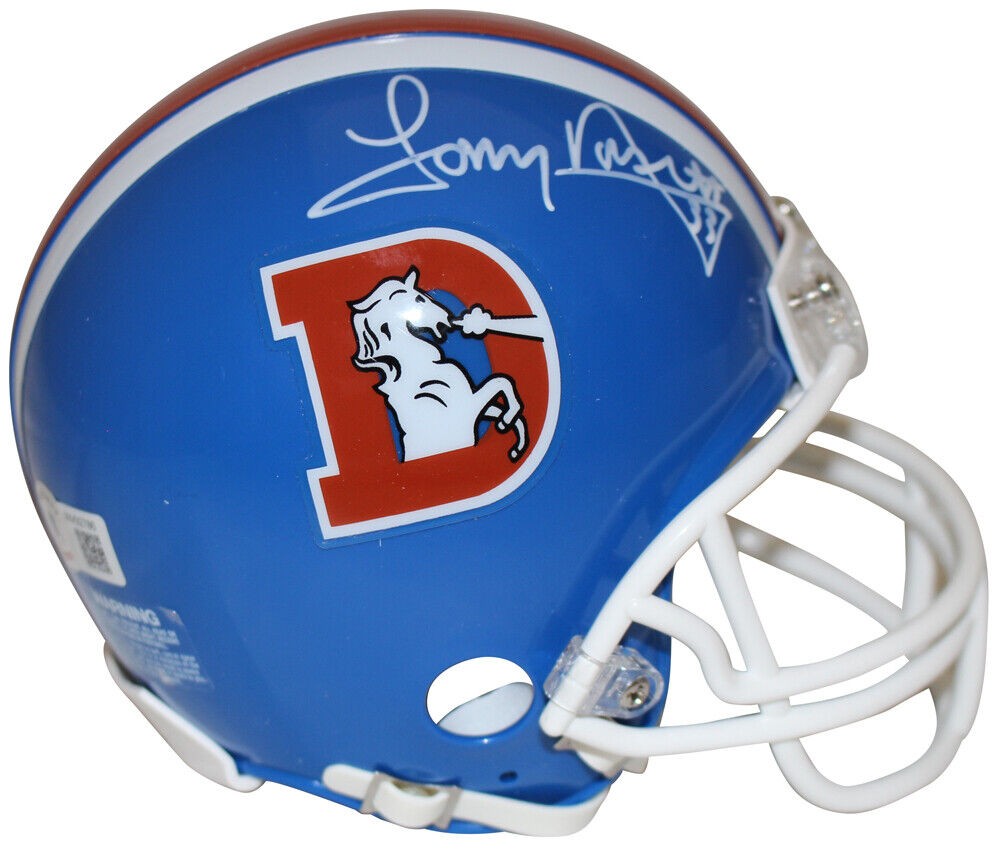 Tony Dorsett Autographed Signed Denver Broncos Vsr4 75-96 Mini Helmet  Beckett