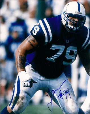 Tony Mandarich Autographed Signed Baltimore Colts Photo - Autographs