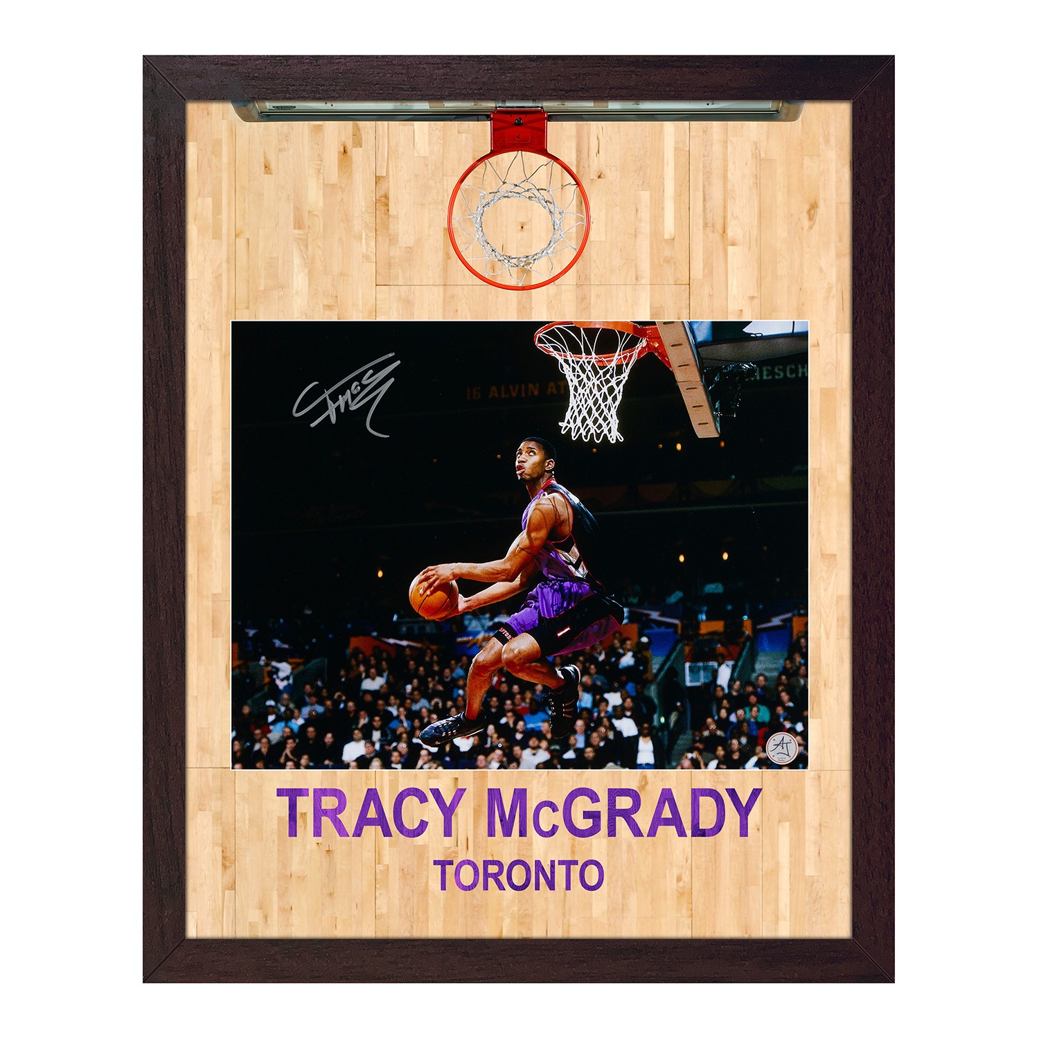 Tracy McGrady Toronto Raptors Autographed Signed Dunk Contest