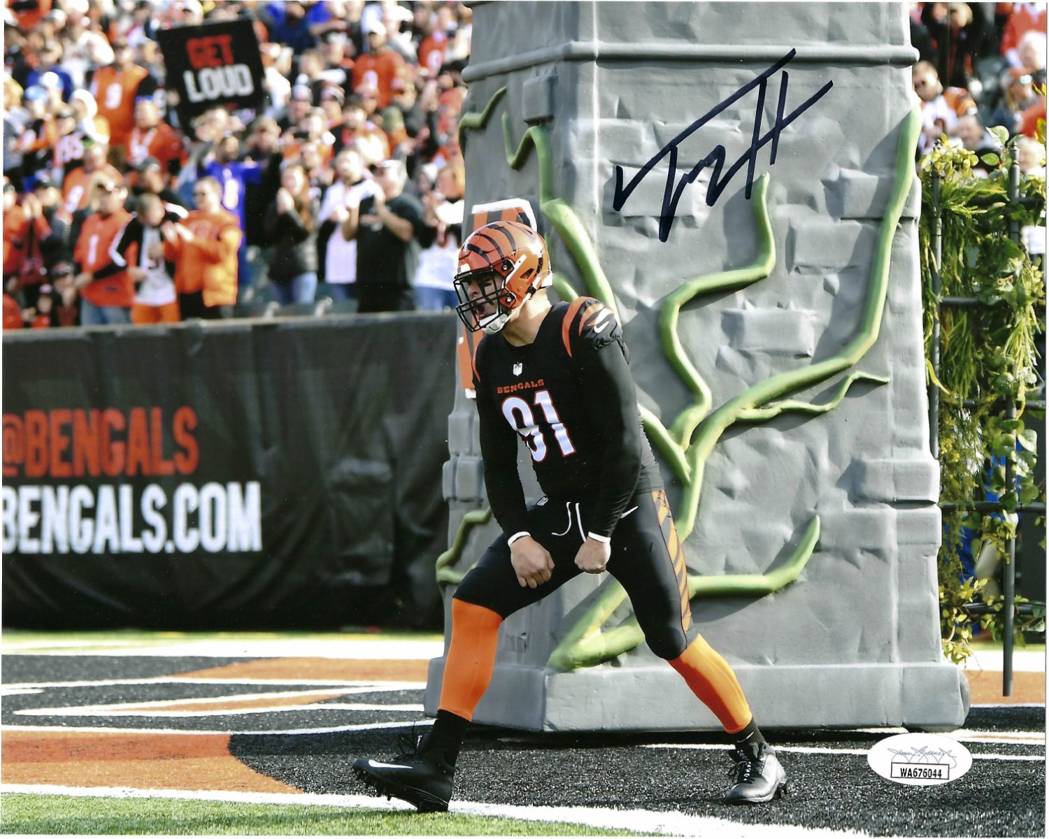 Trey Hendrickson Cincinnati Bengals 8x10 8-2 Autographed Signed Photo - JSA  Authentic