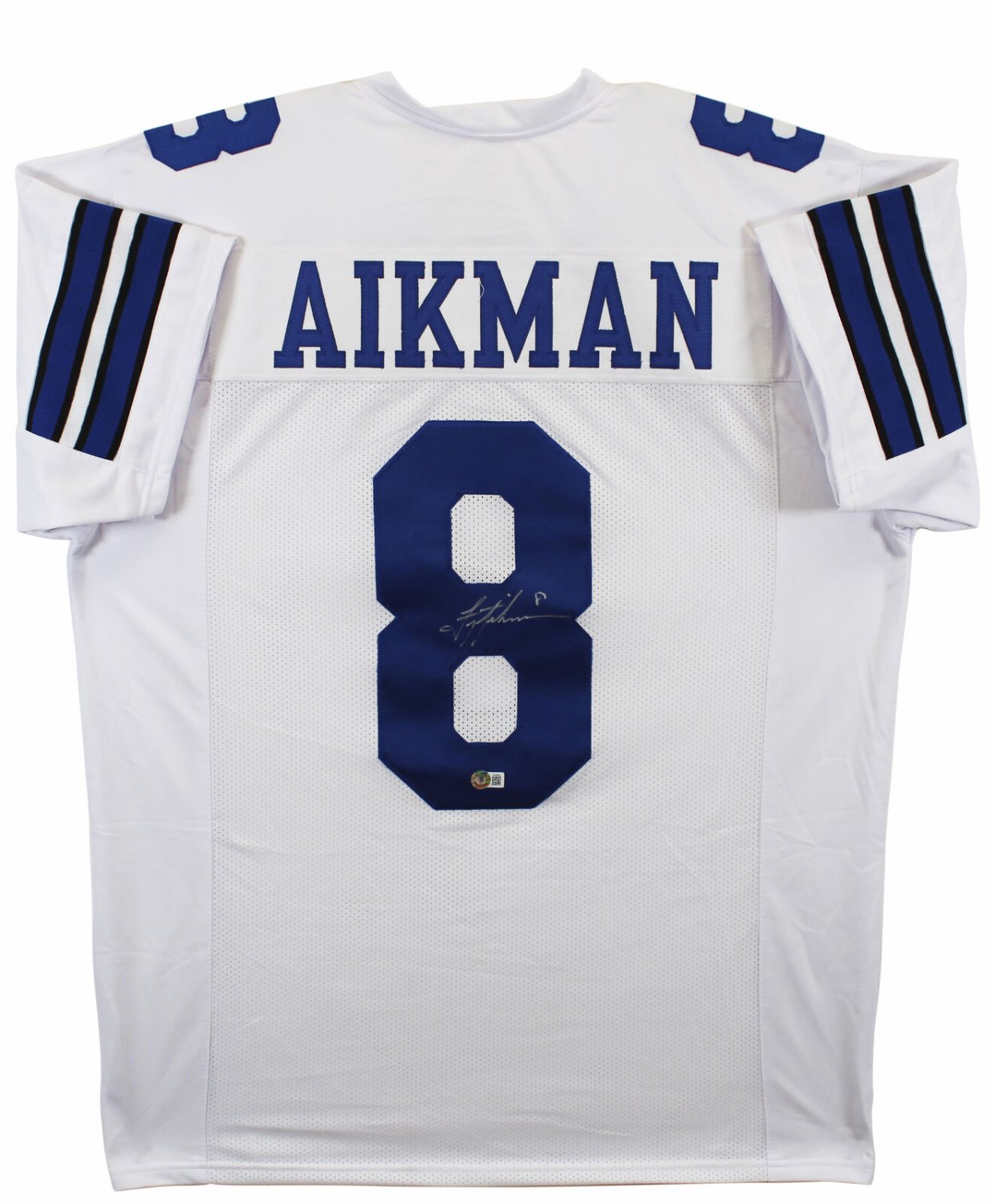 Troy Aikman Autographed Signed Authentic White Pro Style Jersey