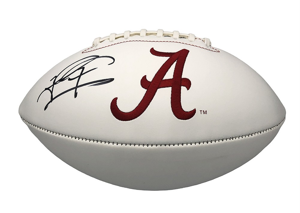 Tua Tagovailoa Autographed Signed Alabama Crimson Tide White Panel Football  - Fanatics Authentic