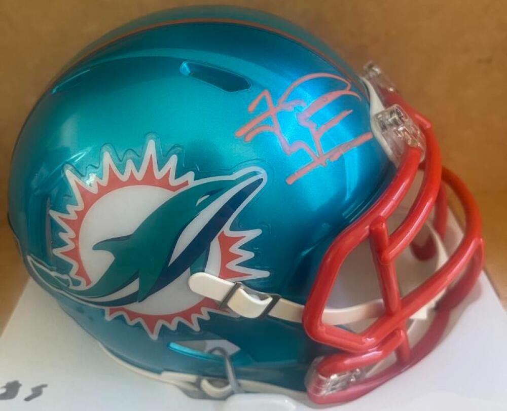 Tua Tagovailoa Autographed Signed Dolphins Flash Mini Helmet Fanatics