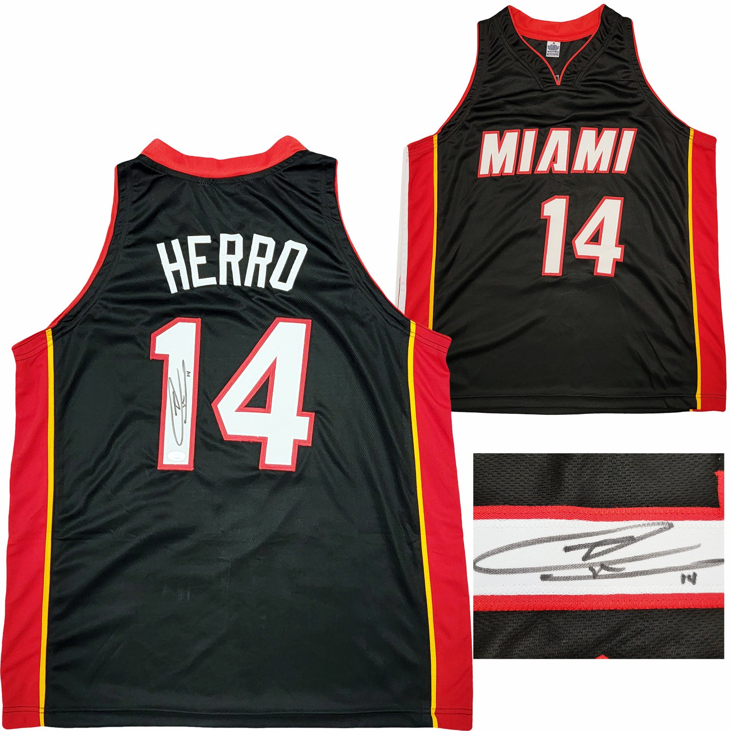 Tyler Herro Autographed Black Licensed Miami Heat Jersey (JSA) -  Autographed NBA Jerseys at 's Sports Collectibles Store