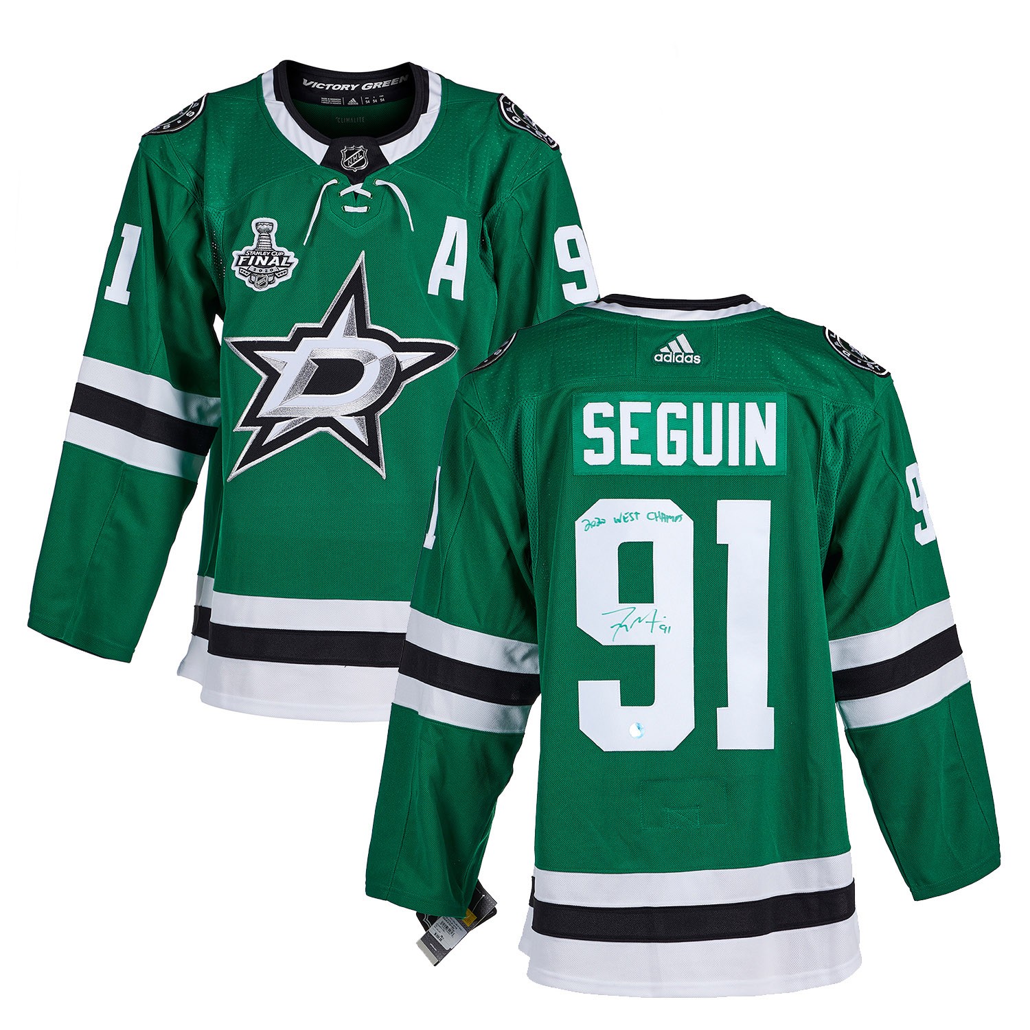 Tyler Seguin Dallas Stars Autographed White Adidas Authentic Jersey