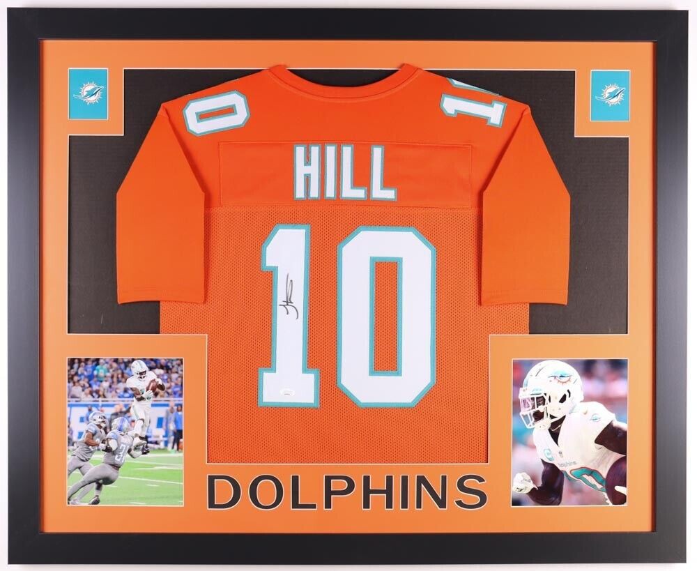 Tyreek Hill Signed Miami Dolphins 35