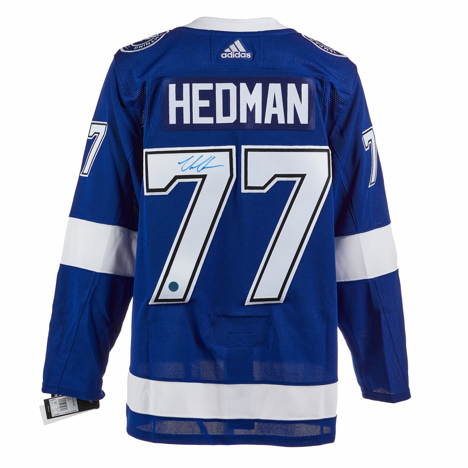 Victor Hedman Tampa Bay Lightning Autographed White Adidas